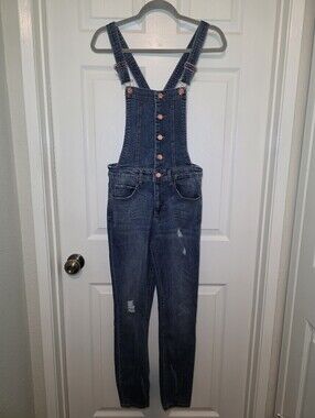 Guess Denim Overalls Sz 28 Skinny